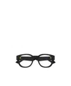 Gucci Tortoiseshell Logo-engraved Glasses In Black