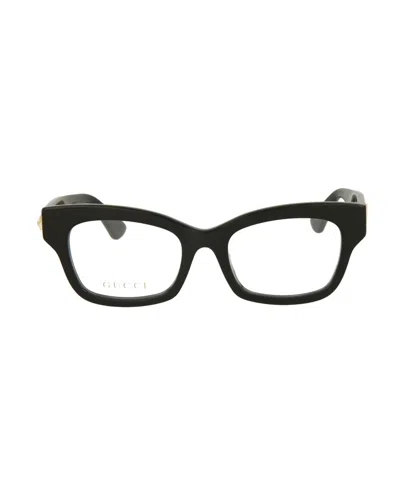 Gucci Logo Flat Mirror In Black