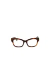 Gucci Logo Flat Mirror In Brown