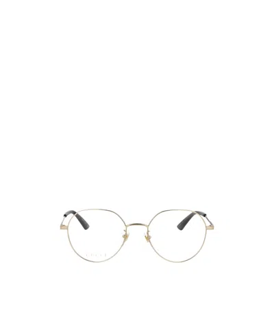 Gucci Logo Flat Mirror In Nude