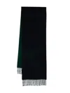 Gucci Logo-jacquard Scarf In Blue