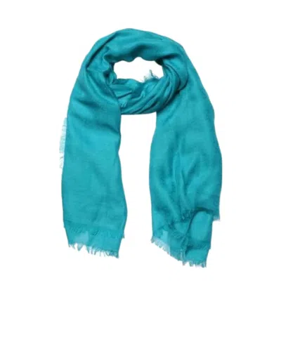 Gucci Logo Gg Jacquard Scarf In Green