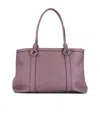 Gucci Logo Handbag In Purple
