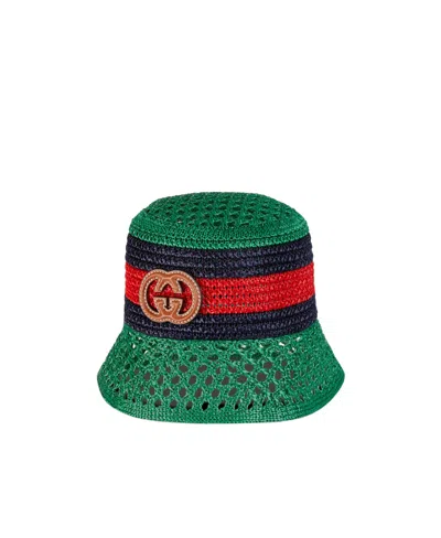 Gucci Logo Hat In Green