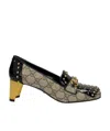 Gucci Logo High Heels In Black