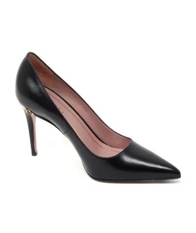 Gucci Logo High Heels In Black