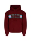 Gucci Hooded Sweatshirt Kangaroo Pocket In Burgundy