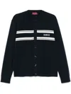 Gucci Wool And Cashmere Cardigan In 蓝色