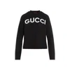 GUCCI LOGO INTARSIA KNIT SWEATER