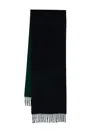 Gucci Logo-jacquard Scarf In Blue