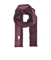 Gucci Logo Jacquard Scarf In Red