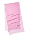 Gucci Logo Jacquard Wool & Silk-blend Scarf In Pink