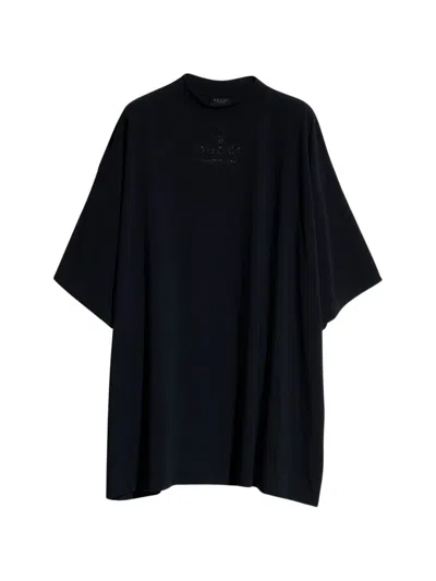Gucci Logo Jersey T Shirt In Blue