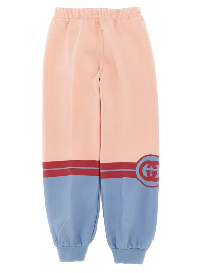 Gucci Kids' Logo Joggers In Multicolor