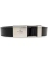 Gucci Logo-buckle Belt In Black