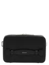 Gucci Logo Leather Shoulder Strap Crossbody Bags Black In Black