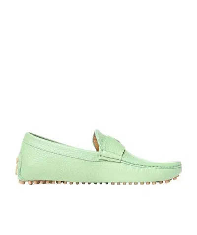 Gucci Logo Leisure Business Shoes In Green