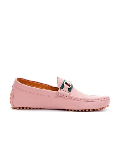 Gucci Logo Leisure Business Shoes In Pink