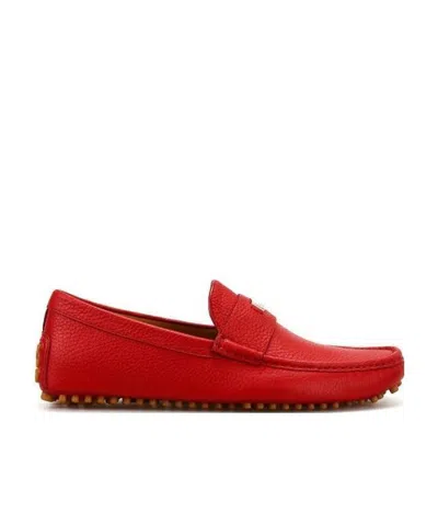 Gucci Logo Leisure Business Shoes In Red