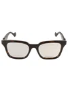 Gucci Logo Lens Square Frame In Brown