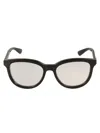 Gucci Logo Lens Wayfarer Frame In Black
