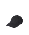 Gucci Logo-lettering Canvas Cap In Black