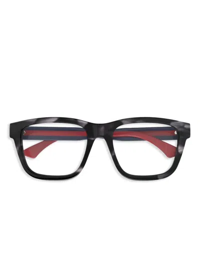Gucci Logo-lettering Glasses In Black