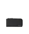Gucci Logo-lettering Leather Wallet In Black