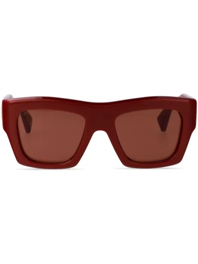Gucci Sunglasses In Red
