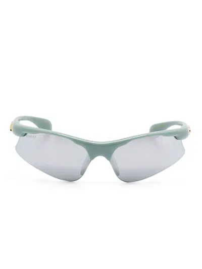 GUCCI LOGO-LETTERING SUNGLASSES