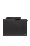 GUCCI GUCCI LOGO LETTERING ZIPPED POUCH