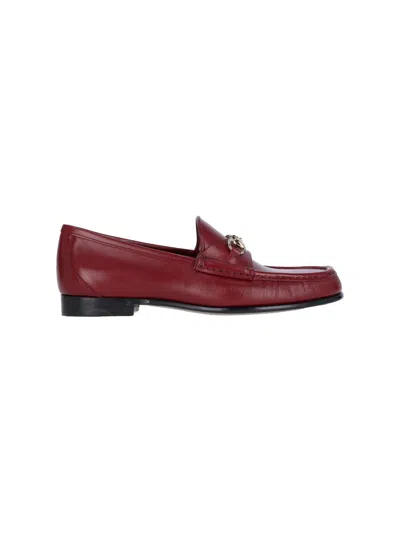 GUCCI LOGO LOAFERS