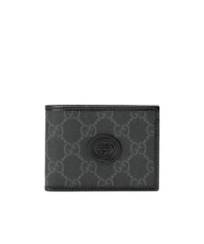 Gucci Logo Mini Wallet In Black
