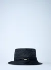 Gucci Women Logo Motif Bucket Hat In Black