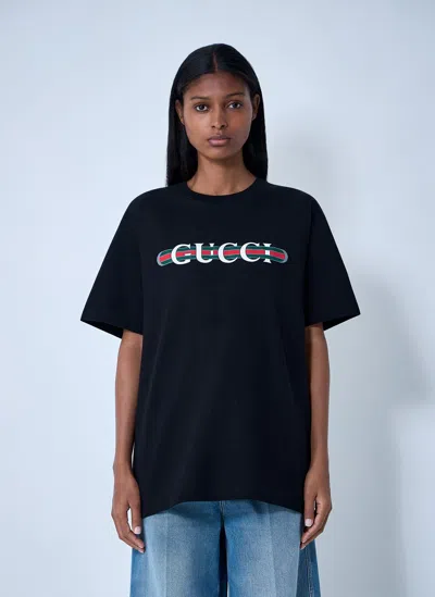 GUCCI LOGO MOTIF T-SHIRT