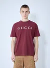 Gucci Cotton Jersey T-shirt With Print In Red