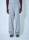 Gucci Men Logo Motif Track Pants In Gray