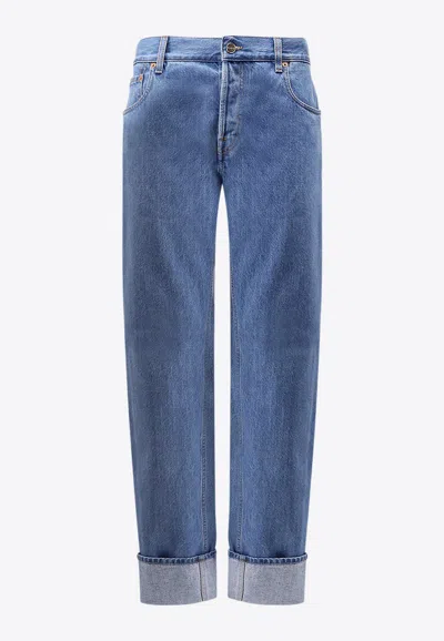 Gucci Logo Patch Essential Straight-leg Jeans