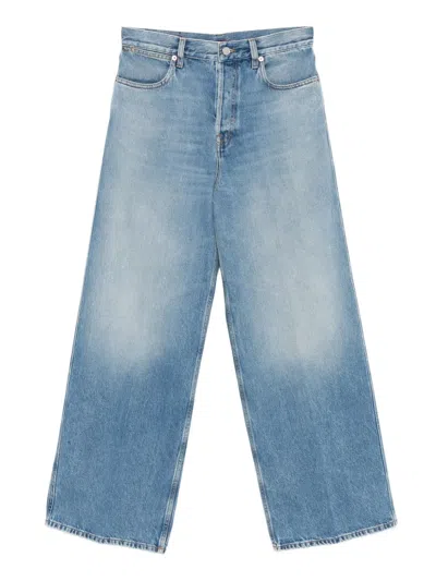 GUCCI LOGO-PATCH JEANS