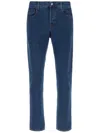 Gucci Men Slim Fit Denim Cotton Jeans In Blue