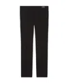 Gucci Logo-patch Tailored Trousers In Black