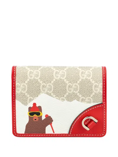 Gucci Logo-pattern Wallet In Multi