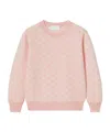 Gucci Gg Wool Jacquard Sweater In Pink