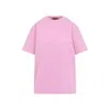Gucci Printed Logo T-shirt In Pink