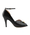 Gucci Logo-plaque 95mm Leather Sandals In Black