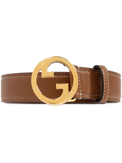 Gucci Blondie Belt In Brown