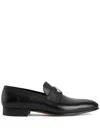Gucci Logo Plaque Loafers In Black
