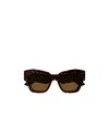 Gucci Gg1422s003 Havana Havana Brown In Black
