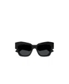 Gucci Eyewear Cat-eye Frame Sunglasses In Black