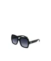 Gucci Women's Oversized Gradient Square Sunglasses, 54mm In Black